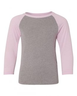 Next Level-Youth CVC Three-Quarter Sleeve Raglan-3352